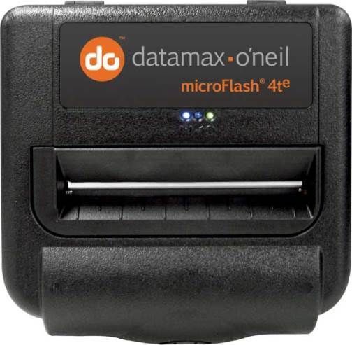 Datamax 200367-100 Model MF4TE microFlash 4te Enhanced Portable Ultra-Rugged Receipt Printer with Bluetooth, Magnetic Stripe Card Reader and Swivel Belt Clip, Direct thermal, 203 dots per inch (8 dots per mm), 4.10 (104 mm) print width, 2 per second (51 mm per second), 2.25