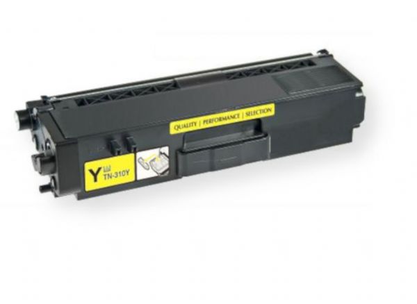 Clover Imaging Group 200595P Remanufactured Yellow Toner Cartridge for Brother TN310Y, Yellow Color; Yields 1500 prints at 5 Percent coverage; UPC 801509217674 (CIG 200595P 200-595-P 200595-P TN310Y TN-310-Y TN310Y BRTTN310Y BRT-TN310Y BRT TN 310 Y BRO TN310Y)