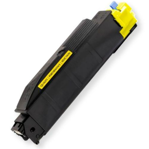 Clover Imaging Group 201025 New Yellow Toner Cartridge To Replace Kyocera TK-5142Y; Yields 5000 Prints at 5 Percent Coverage; UPC 801509364958 (CIG 201025 201 025 201-025 TK5142Y TK 5142Y)