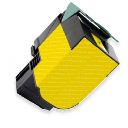 Clover Imaging Group 201069 New High-Yield Yellow Toner Cartridge To Replace Lexmark 80C1HY0; Yields 3000 Prints at 5 Percent Coverage; UPC 801509368543 (CIG 201069P 201 069 201-069 80C 1HY0 80C-1HY0)