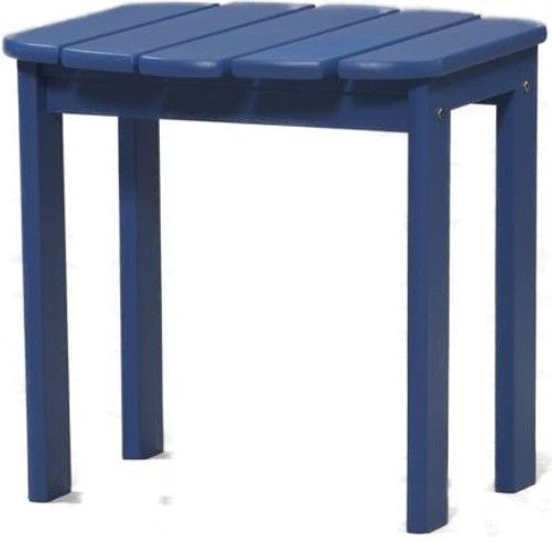 Linon 20155BLU-01-KD Woodstock Adirondack End Table, Blue Finish, Mixed Hardwood, Some Assembly Required, Dimensions (W x D x H) 18.25 x 18.38 x 18.13 Inches, Weight 13.2 Lbs, UPC 753793459622 (20155BLU01KD 20155BLU01-KD 20155BLU-01KD 20155BLU-01 20155BLU01 20155BLU)