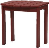 Linon 20155RED-01-KD Woodstock Adirondack End Table, Red Finish, Mixed Hardwood, Some Assembly Required, Dimensions (W x D x H) 18.25 x 18.38 x 18.13 Inches, Weight 13.2 Lbs, UPC 753793459639 (20155RED01KD 20155RED01-KD 20155RED-01KD 20155RED-01 20155RED01 20155RED) 