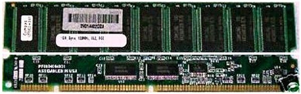 Compaq 201695-B21 Memory 1 GB x 2 - DIMM 168-pin - SDRAM - 133 MHz / PC133 - 3.3 V - ECC, Bulk Packed, Includes 2 pcs of the Compaq 127008-041 1GB, Sync, 133MHz, CL3, ECC RAM Module (201695 B21 201695B21 201695)