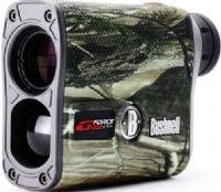 Bushnell 201966 model G-Force 1300 Arc Laser Rangefinder Camo, 6.0x Magnification, 21mm Objective, 5-1,300 yd Range, 0.5-1 yd Accuracy, 21 mm Objective Lens Diameter, 393 ft , 120 m at 100 yd Field of View, Class 1 infrared Laser Type, 3.5 mm Exit Pupil Diameter, 16 mm Eye Relief, Waterproof Weatherproofing, Angle Range Compensation Technology, Fully Multicoated/RainGuard HD Optics, UPC 029757201539 (201966 20-1966 20 1966 201-966 201 966) 