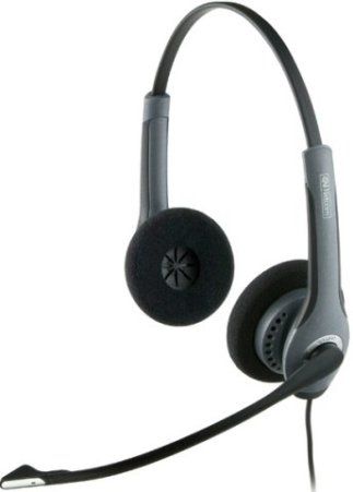 Jabra 2019-82-05 Model GN2025 Noise Canceling Binaural Headset for IP Applications, Robust design for day-after-day durability, Optimized for contact center use, Noise canceling microphone for the very noisy environment, Wideband sound (20198205 201982-05 2019-8205 GN-2025 GN 2025)