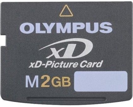 Olympus 202027 XD Card 2GB Flash Memory Card, xD-Picture Card Type M, NAND Flash Technology, 3.3 V Supply Voltage, UPC 050332159587 (202027 2GB-XD 2GBXD) 