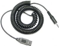 VXI 202041 Model QD 1085V Lower Cord, Black, 3.5 mm right angle plug for Alcatel and Grandstream phones, Cord extends to 23", V-series Quick disconnect, UPC 607972020410 (202-041 202 041 QD1085V QD-1085V 1085) 