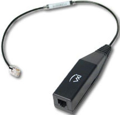 VXI 202057 Model AVX Adapter, Provides additional microphone volume boost for direct connect headsets connected to Avaya 4620SW IP telephones and 4610SW Terminals, Use with VXi headsets and 1026 direct connect cord (both sold separately), UPC 607972020571 (202-057 202 057)