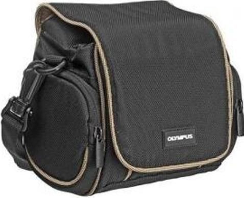 Olympus 202308 Small Carrying Bag, Ballistic nylon case, Perfect for ultra-zoom cameras, small SLRs & camcorders, Extra pockets for personal items, UPC 050332402386 (202308 202-308 202 308)