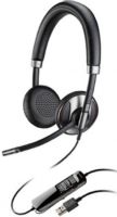 Plantronics 202580-01 Blackwire C725 USB Corded Stereo Headset, Smart Sensor Technology, Active Noise Canceling Technology, PC Wideband and DSP Technology, Noise-Canceling Microphone, Connects Via USB, In-Line Volume, Mute, Talk, End Controls, In-Call Indicator Light, Carrying Case Included, Compatible with UC Standard, UPC 017229146464 (202580-01 202580 01 20258001 C725) 