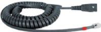 VXI 202696 Model QD 1027P Lower 10 ft. Coil Cord, Black For Cisco 7905, 7910, 7912 series IP phones and VXi Everon and CT Switch amplifiers, Quick disconnect P-Series, UPC 607972026962 (202-696 2026-96 QD1027P QD-1027P 1027) 
