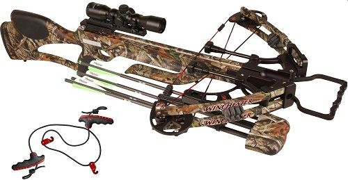 Winchester Archery 203150NVP13X Bronco SS Super Speed Crossbow with WXB-3 3X Multi Reticle, Next G-1 Vista Finish, 315 fps Speed, 150 lbs Draw Weight, 18