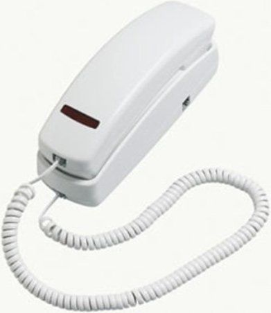 Scitec 20515 Model 205TMW Standard Series Single-Line Trimline Telephone, White, Adjusts ringer volume to LOW or HI. Located on the left side of the phone near the dataport, Hearing Aid-Compatible Handset, Volume control switch on the handset steps through the three available handset volume levels [Normal - Medium - High] (20-515 205-15 205-TMW 205 TMW)