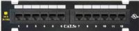 DataComm 20-5502 Cat 5e 12-Port Mini Patch Panel with 89D Mounting Bracket; Designed and color coded for T586A and T586B wiring configurations; Meets all UL standards and requirements for Cat 5e & Cat 6 patch panels; Intertek ETL Semko verified and tested to Cat 5e & Cat 6 industry standards & certifications; UPC 660559008331 (205502 20 5502 205-502 2055-02) 
