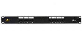 Datacomm 20-5612 Cat 6 Universal Patch Panels; Black; Designed and color coded for T586A and T586B wiring configurations; Meets all UL standards and requirements for Cat 6 patch panels; Intertek ETL Semko verified and tested to Cat 6 industry standards and certifications; UPC 660559007532 (205612 20-5612 DATACOMM 20-5612-DATACOMM DATACOMM-20-5612 PANEL20-5612 24PANEL20-5612) 