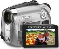 Canon 2063B001 Model DC220 DVD Camcorder, 2.7-inch TFT LCD Color Screen, approx. 123,000 pixels, Image Sensor 1/6-inch CCD, approx. 680,000 pixels, Lens f = 2.6 - 91 mm, f/2.0 - 5.0, 35x power zoom, Recording Media DVD-R/-RW/-R DL (206-3B001 2063B-001 DC-220 DC 220) 