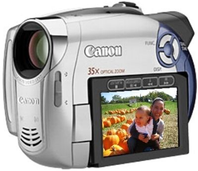 Canon 2064B001 Model DC210 Digital DVD Camcorder, 2.7-inch TFT Color LCD Screen, approx. 123,000 pixels, Image Sensor 1/6-inch CCD, 35x Optical Zoom, Total Pixels Approx. 680,000, Lens f = 2.6 - 91 mm, f/2.0 - 5.0, 35x power zoom (206-4B001 2064B-001 DC-210 DC 210)