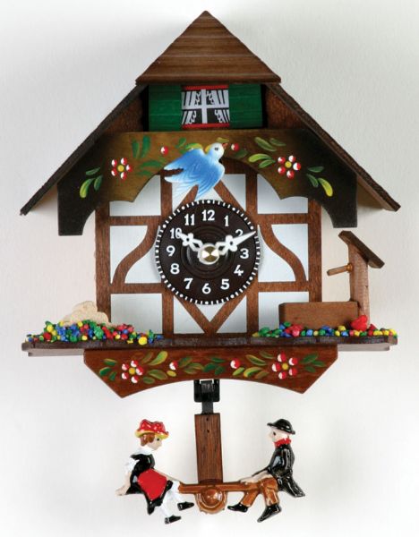 River City Clocks 2070Q-06 German Chalet with Bird and Well, UPC 711705004315 (2070Q06 2070Q 06)