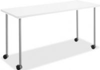 Safco 2074SL Impromptu Fixed Leg Base, Silver; Designed to support Safco Impromptu Mobile Training Tabletops that are 72" wide or 60" wide; Design adds just the right ambiance, ensuring you have the exact look and feel for your space; Set of 1-1/4" tubular steel legs features 2-1/2" diameter casters for mobility, and two lock for stability when needed (2074SL 2074 SL 2074B) 