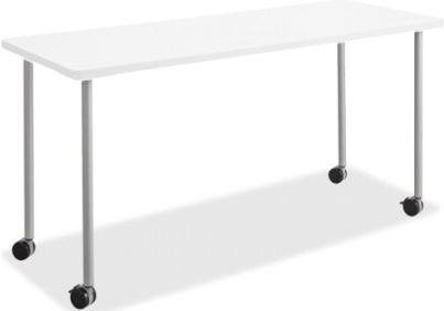 Safco 2074SL Impromptu Fixed Leg Base, Silver; Designed to support Safco Impromptu Mobile Training Tabletops that are 72