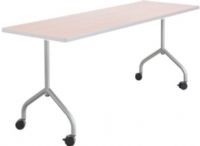 Safco 2075SL Impromptu T-Leg Base, Silver; Designed to support Safco Impromptu Mobile Training Tabletops that are 72" wide or 60" wide; Design adds just the right ambiance, ensuring you have the exact look and feel for your space; Set of 1-1/4" tubular steel legs features 2-1/2" diameter casters for mobility, and two lock for stability when needed (2075-SL 2075 SL 2075S) 