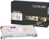 Lexmark 20K0501 Magenta Toner Cartridge, Works with Lexmark C510 C510dtn and C510n Printers, Up to 3000 pages @ approximately 5% coverage, New Genuine Original OEM Lexmark Brand (20K-0501 20K 0501 20-K0501 20 K0501) 
