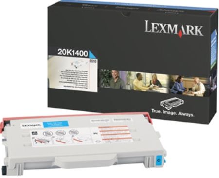 Premium Imaging Products CT20K1400 Cyan High Yield Toner Cartridge Compatible Lexmark 20K1400 For use with Lexmark C510, C510n and C510dtn Printers, Average Yield Up to 6600 pages @ approximately 5% coverage (CT-20K1400 CT 20K1400)