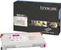 Premium Imaging Products CT20K1401 Magenta High Yield Toner Cartridge Compatible Lexmark 20K1401 For use with Lexmark C510, C510n and C510dtn Printers, Average Yield Up to 6600 pages @ approximately 5% coverage (CT-20K1401 CT 20K1401) 