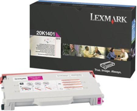 Premium Imaging Products CT20K1401 Magenta High Yield Toner Cartridge Compatible Lexmark 20K1401 For use with Lexmark C510, C510n and C510dtn Printers, Average Yield Up to 6600 pages @ approximately 5% coverage (CT-20K1401 CT 20K1401)