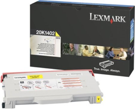 Premium Imaging Products CT20K1402 Yellow High Yield Toner Cartridge Compatible Lexmark 20K1402 For use with Lexmark C510, C510n and C510dtn Printers, Average Yield Up to 6600 pages @ approximately 5% coverage (CT-20K1402 CT 20K1402)