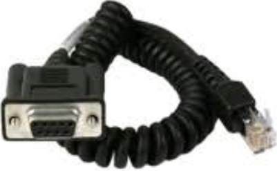 Datamax 210050-100 Coiled DB9 Cable For use with microFlash 2t and microFlash 8i Receipt Printers (210050100 210050 100 21005-0100 2100-50100 210-050100)