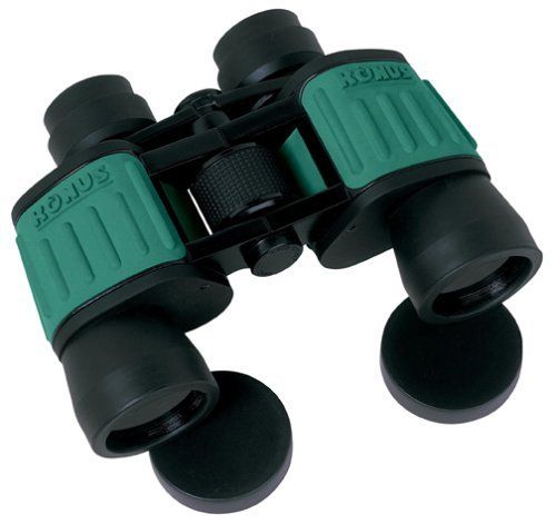 Konus 2101 Binocular Central focus - Green rubber (2101, KONUSVUE 8x40 W.A.)
