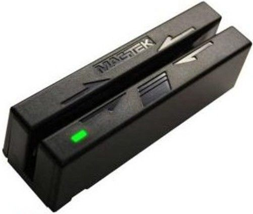MagTek 21040102 Mini Magnetic Swipe Card Reader with USB HID, Black, Tracks 1, 2 and 3, 3 to 60 IPS Card Speed, Powered USB busno external power supply required, Hardware compatible with any computer or terminal with an USB interface, Bi-directional read capability, Reads encoded cards that meet ISO/ANSI/CDL/AAMVA standards (210-40102 2104-0102 21040-102)