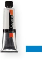 Royal Talens 21055340 Cobra Artist Water Mixable Oil Colour, 40 ml Cerulean Blue Color; Gives typical oil paint results, such as sharp brush strokes and wonderfully deep colors; Offers a particularly rich range of colors with a high degree of pigmentation and fineness; EAN 8712079312459 (21055340 RT-21055340 RT21055340 RT2-1055340 RT210553-40 OIL-21055340)  