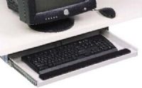 Martin Yale 21885 Mead-Hatcher Keyboard Manager, Drawer extends 11" and locks into keying position, Smooth glide ball bearing slides for easy drawer pullout, Accepts standard size keyboards, Includes padded wrist rest for additional comfort, Heavy-gauge, static dissipating steel construction (21-885 218-85 0015086218850) 