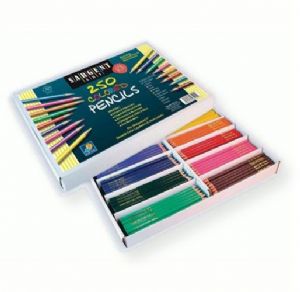 Sargent Art 22-7200 Colored Pencils, 250 set; 25 each of ten colors, including Black, Blue, Brown, Dark Green, Light Green, Orange, Pink, Red, Violet, and Yellow; AP certified non toxic formula; Includes handy reusable box for storage and transport; UPC 042229272004 (22-7200 227200 PENCILS22-7200 SARGENTART22-7200 SARGENTART227200 SARGENTART-22-7200) 