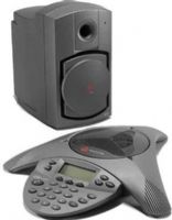 Polycom 2200-07500-001 SoundStation VTX 1000 Analog Conference Phone, Base with Subwoofer (Ex Mics Not Included), Polycom Acoustic Clarity technology delivers natural, free flowing conversations, Up to 20-feet of 360-degree microphone coverage, ideal for larger rooms, Resists interference from mobile phones (220007500001 220007500-001 2200-07500001 VTX1000 VTX-1000) 