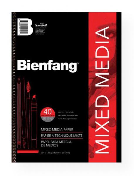 Bienfang 220101 Mixed Media Paper Pad 9