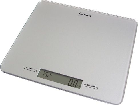 Escali 2210G model Alta Kitchen Scale, 22 lb or 10 kg Capacity, Tare feature - add & weight, Automatic shut off - 10 minutes, Kitchen timer, Spill proof design, Two lithium batteries, UPC 857817000422 (2210G 2210-G 2210 G)