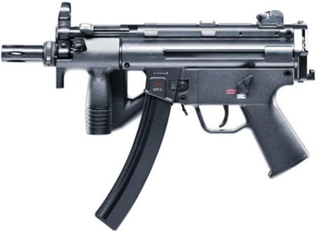 Umarex 2252330 Model HK MP5 K-PDW SemiAuto Air Gun, 400 FPS Velocity, 0.177 (4.5mm) Caliber, Steel BBs Ammo, 400 FPS w/Lead Pellet, 6 Barrel Length, 24.5 inches Total Length, 40 Capacity, Manual Safety, CO2 Power, Semi-Auto Trigger Action, UPC 723364523304 (22-52330 225-2330 2252-330 225 2330 HKMP5KPDW HK-MP5-K-PDW)