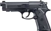 Umarex 2253003 Beretta Elite II Air Pistol, Black, 410 FPS Velocity, 0.177 (4.5mm) Caliber, Steel BBs Ammo, 410 FPS w/Lead Pellet, 4.8 Barrel Length, 8.5 inches Total Length, 19 Capacity, Smooth Barrel, Blade - Fixed Front Sight, Notch - Fixed Rear Sight, Semi Auto Action, Manual Safety, CO2 Power, Double Trigger Action, UPC 723364530036 (22-53003 225-3003 2253-003 22530-03) 