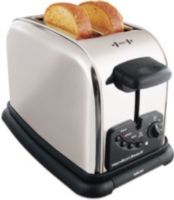 Hamilton Beach 22559  Classic Chrome 2-Slice Toaster, Nine browning settings for precision toasting, Reheats toasted items, defrosts and toasts frozen items, toasts bagels (22 559     22-559 )