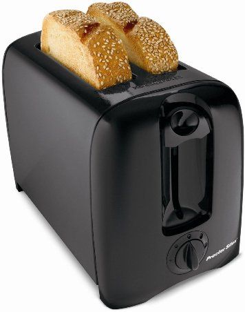 Proctor Silex 22607Y Cool-Wall 2 Slice Toaster, Black, Automatic toast boost lifts slices higher, Auto shutoff, Cool-wall sides, Shade selector, UPC 022333226070 (226-07Y 226 07Y 22607)