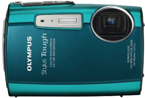 Olympus 227620 Stylis Tough 3000 Digital Camera, Green, 12 Megapixels (effective), 1/2.3
