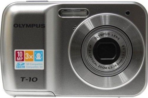 Olympus 227885 Model T-10 Digital Camera, Silver, 10 Megapixels (effective), 1/2.3