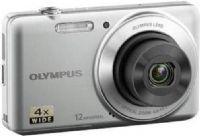 Olympus 228175 Model VG-110 Digital Camera, Silver, 12 Megapixel, 4x Optical Zoom + 4x Digital Zoom, 2.7" LCD 230K dots, Focal Length 4.8 - 19.2mm, Aperture Range f2.9 (W) / f6.5 (T), Shutter Speed 1/2000 sec. –1/2 sec. (up to 4 sec. in Candle Scene mode), 25 Shooting Modes, 12/2 Seconds Self-Timer, 18MB Memory, UPC 050332177659 (228-175 228 175 VG110 VG 110 VG110SIL VG110-SIL) 