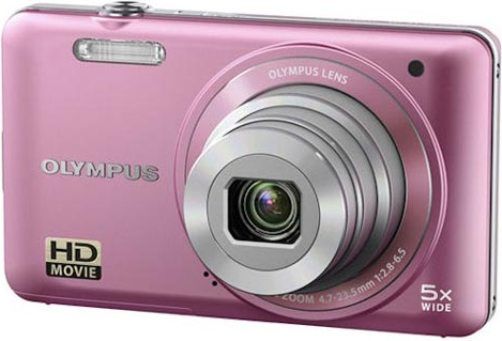 Olympus 228225 Model VG-140 Digital Camera, Pink, 14 Megapixel, 5x Optical Zoom + 4x Digital Zoom, 3.0