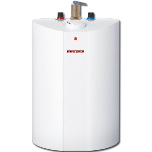 Stiebel Eltron 233219 SHC 2.5 Point-of-Use 2.65 Gallon Mini Tank Electric Water Heater, 1.3 kW; An SHC mini-tank frees up precious space while providing plenty of hot water for hand washing or kitchen applications; Why store 30 or more gallons of hot water when 2.5 gallons are sufficient?; With its flat back and included bracket an SHC easily mounts right under or near the sink; UPC 094922424235 (STIEBELELTRON233219 STIEBELELTRON 233219 STIEBELELTRON-233219 STIEBEL ELTRON  SHC2.5)