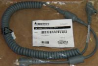 Intermec 236-188-002 Coiled 6.5 Feet Wand 10-Pin Cable For use with SR61T Tethered Industrial Handheld Scanner (236188002 236188-002 236-188002) 