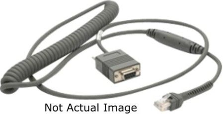 Intermec 236-197-001 RS232 12 ft. 9pin Serial Coil Cable for use with CV30 and CV60 Fixed Mount Computer (236197001 236197-001 236-197001)